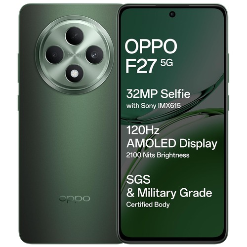 OPPO Mobile F27 5G RAM 8GB 128GB Storage Emerald Green(F27 5G EMERALD FREEN)